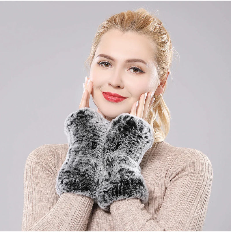 Samantha Fingerlose Handschuhe | Warm und trendig