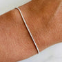 Bändchen  | Minimalistisches Armband mit Schlangen schließe