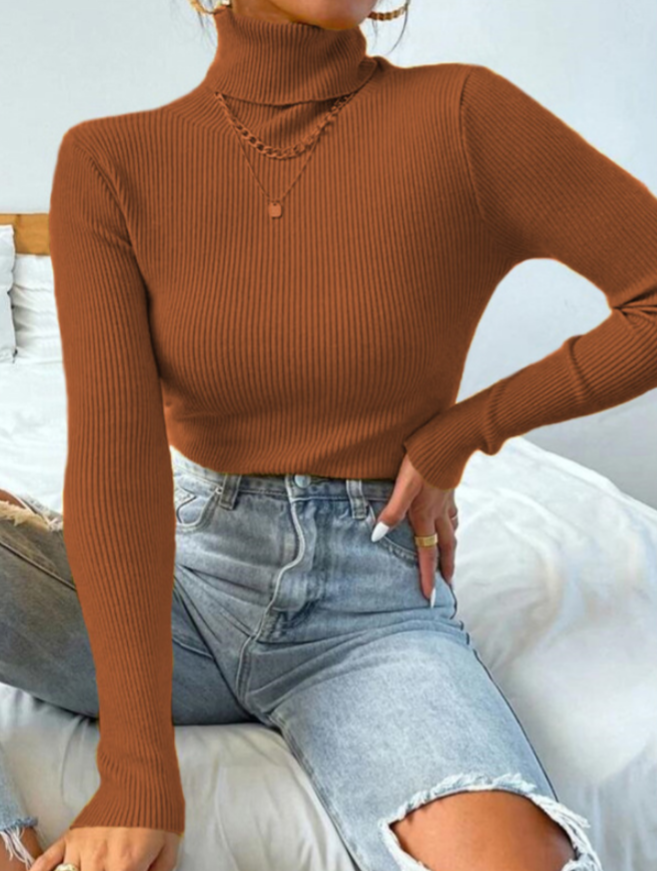 ElizasShirt I Pullover mit Col für Damen - Fiadora